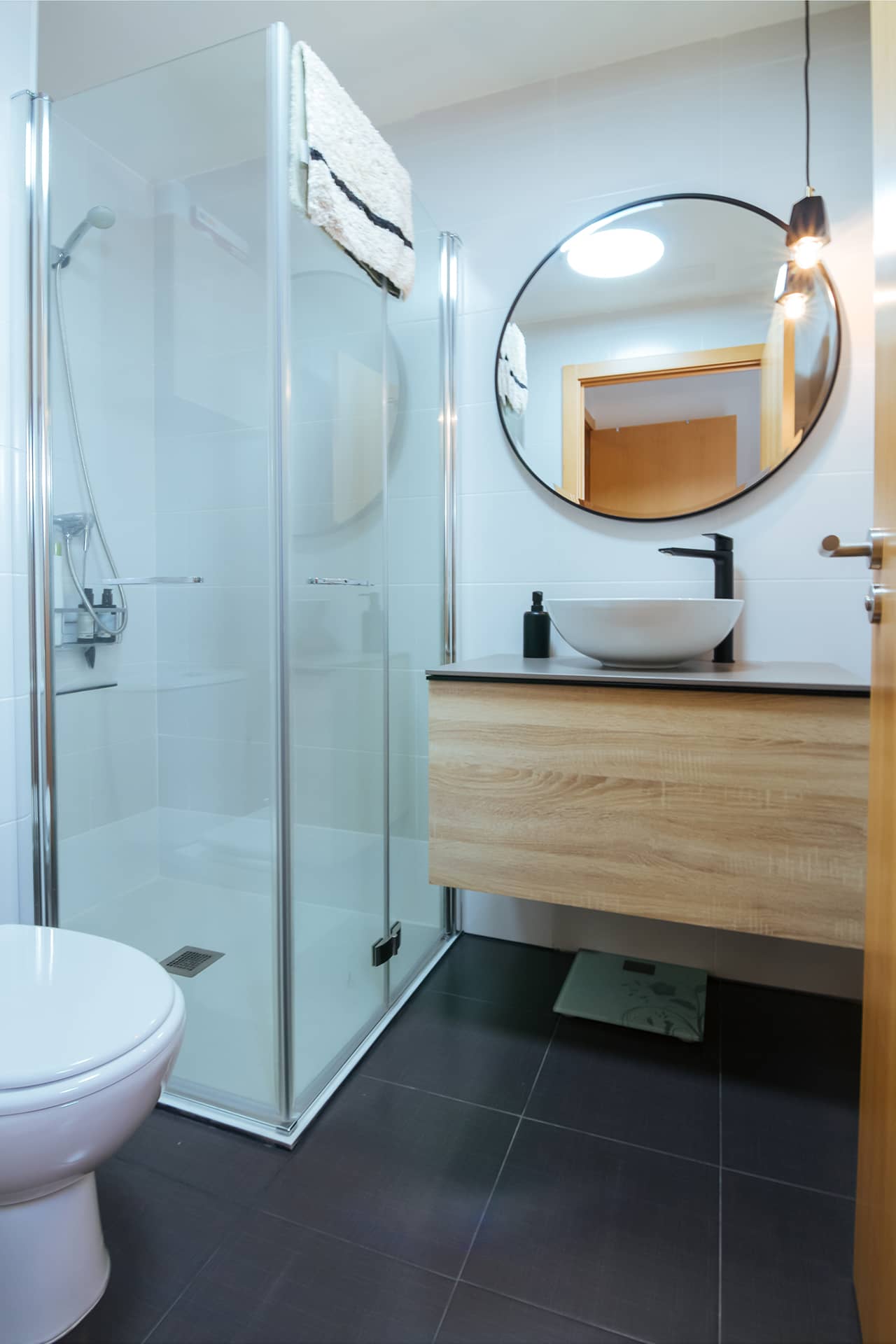 baño después