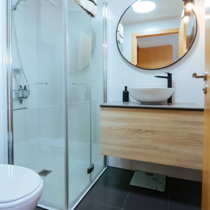 baño después